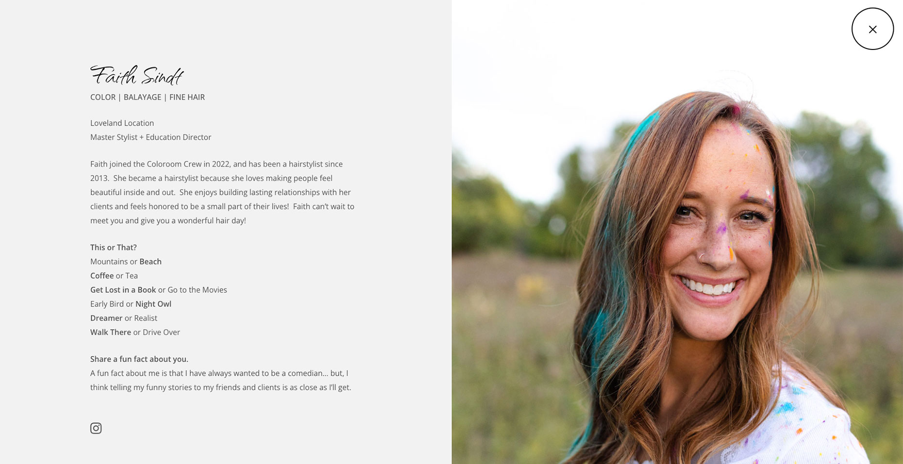Coloroom — screen 2