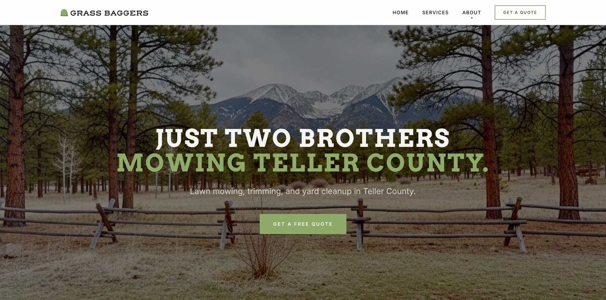 Grass Baggers Mowing — screen 1