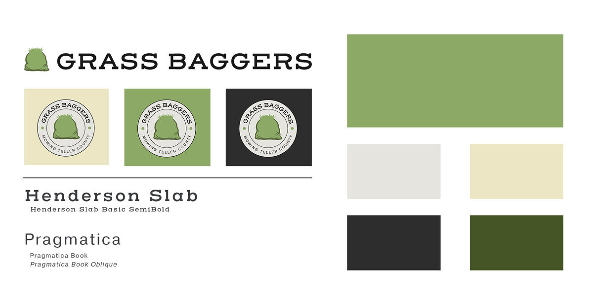 Grass Baggers Brand — screen 1