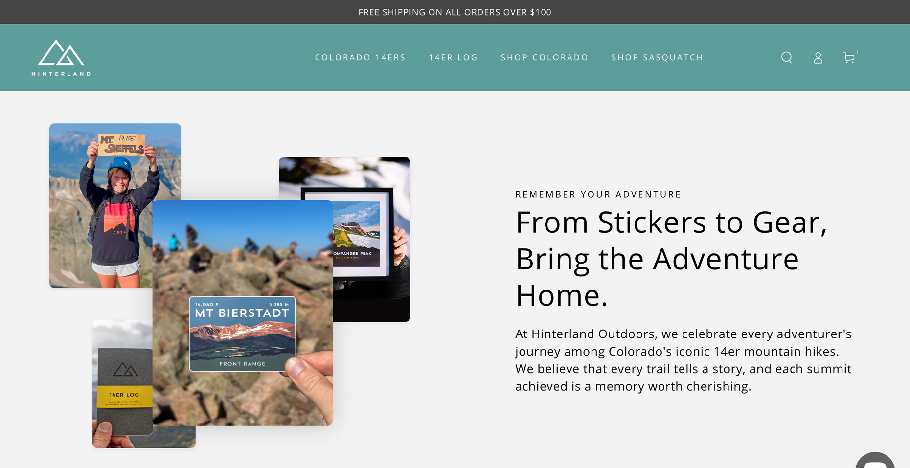 Hinterland Outdoors — screen 7