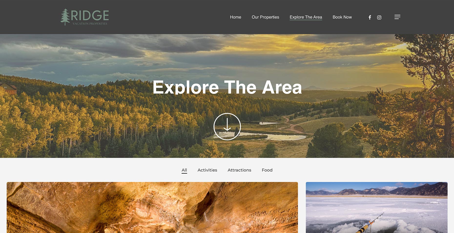 Ridge Vacation Properties — screen 2