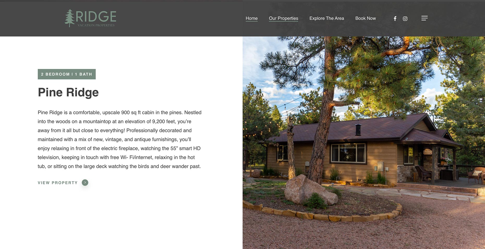 Ridge Vacation Properties — screen 3