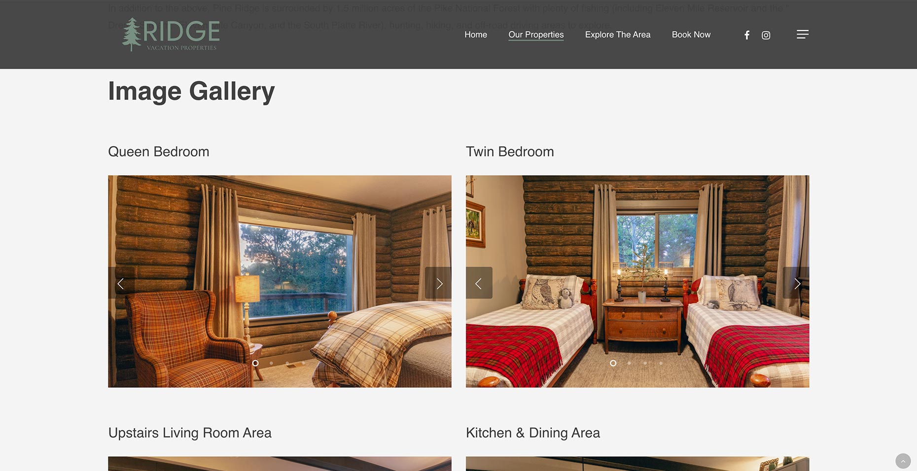Ridge Vacation Properties — screen 6